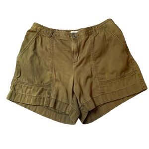 Old Navy Olive Green 100% Cotton Shorts size 12